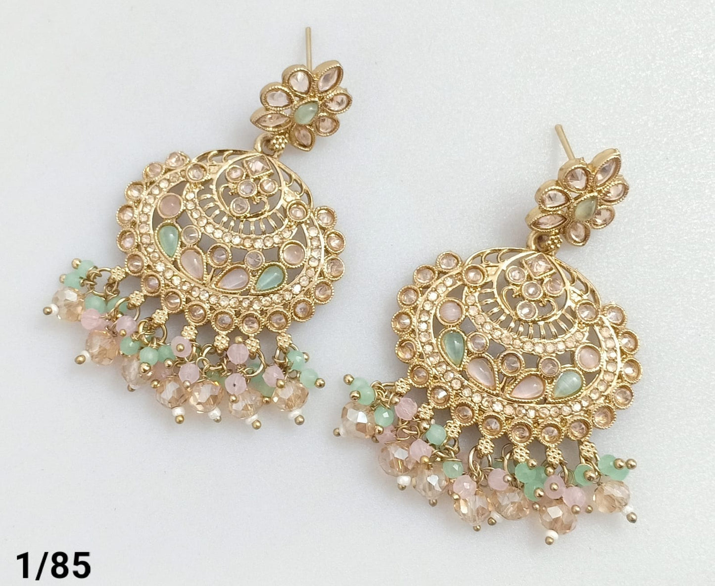 Antique Gold Plated Earring Set