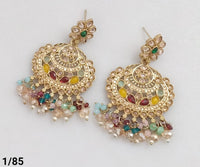 Antique Gold Plated Earring Set