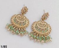 Antique Gold Plated Earring Set