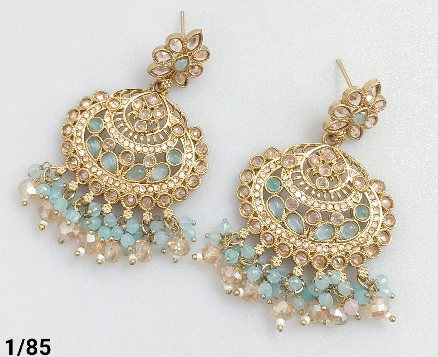 Antique Gold Plated Earring Set