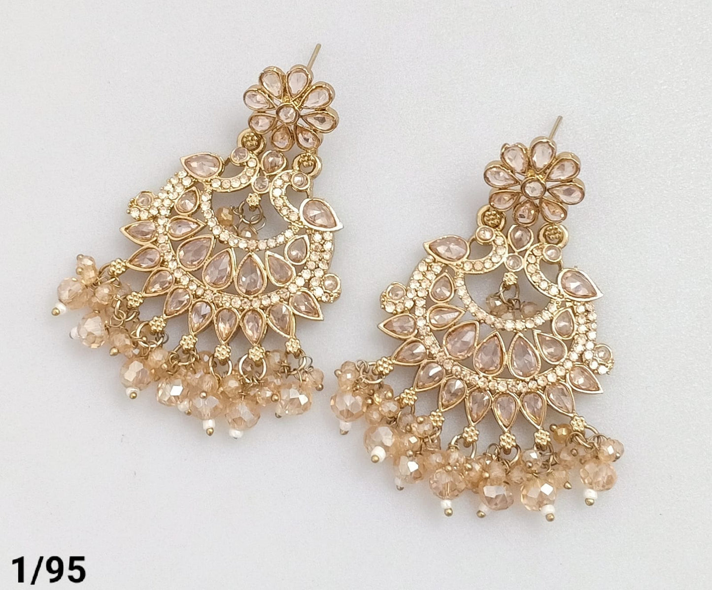 Antique Gold Plated Earring Set