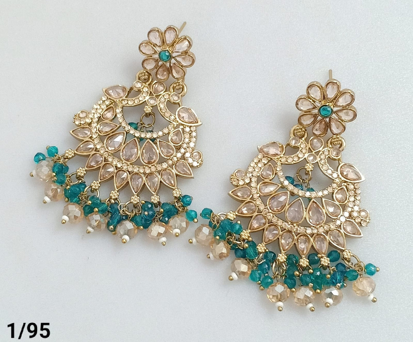 Antique Gold Plated Earring Set