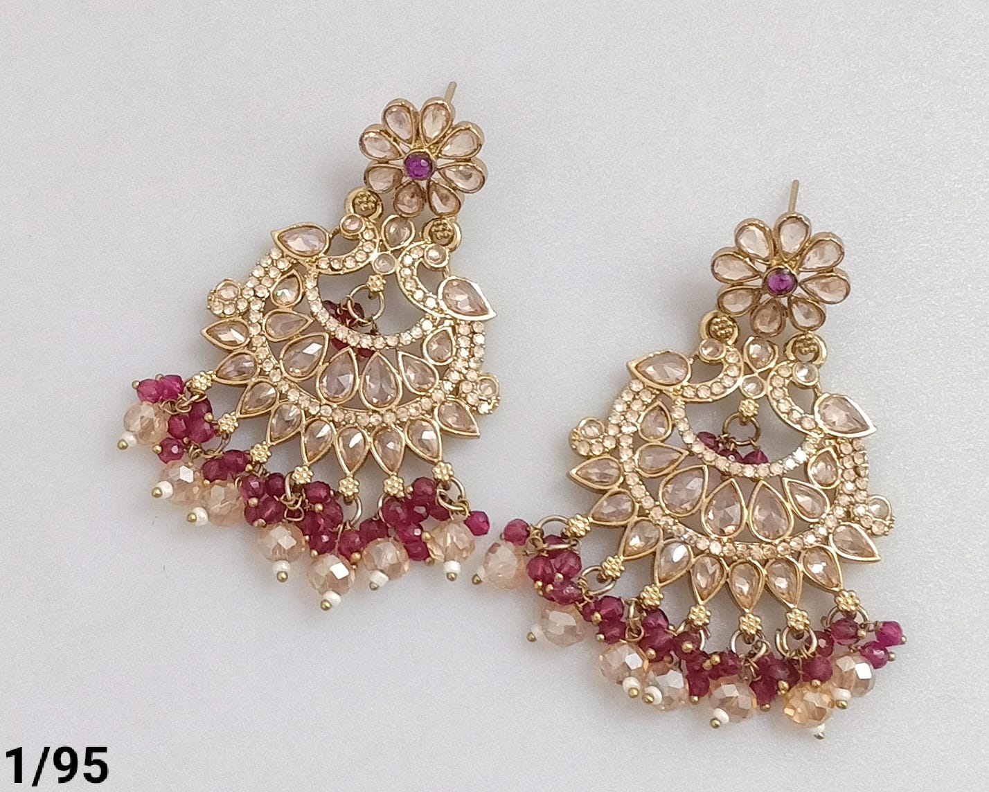 Antique Gold Plated Earring Set