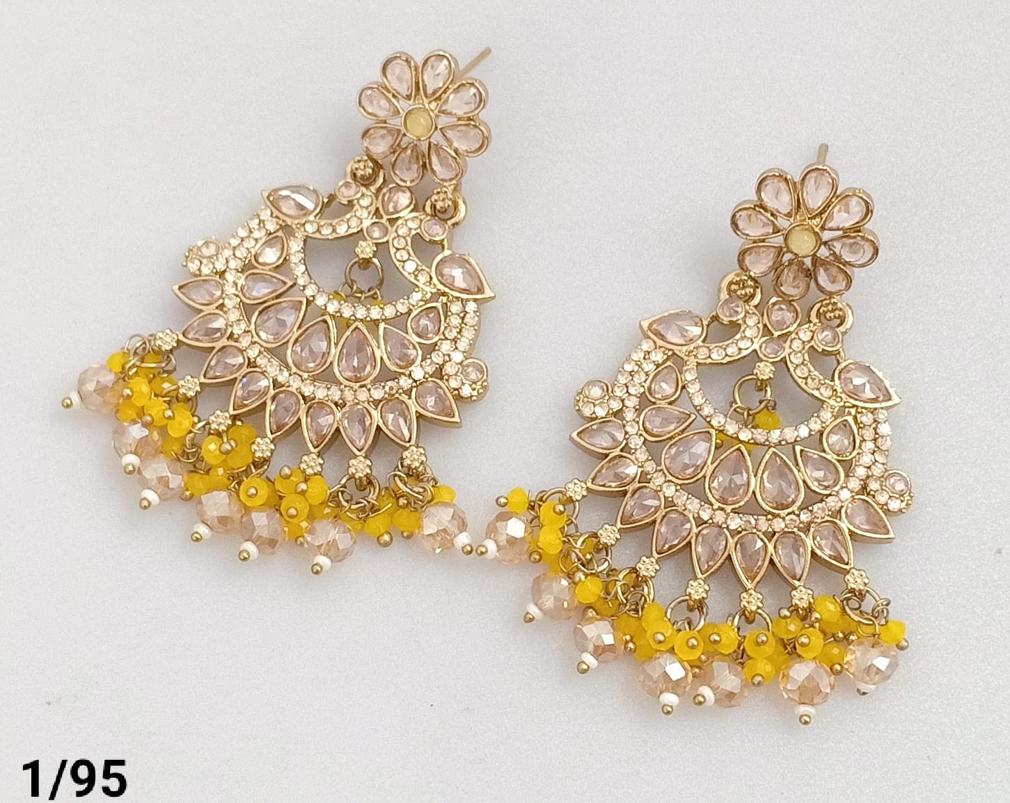 Antique Gold Plated Earring Set