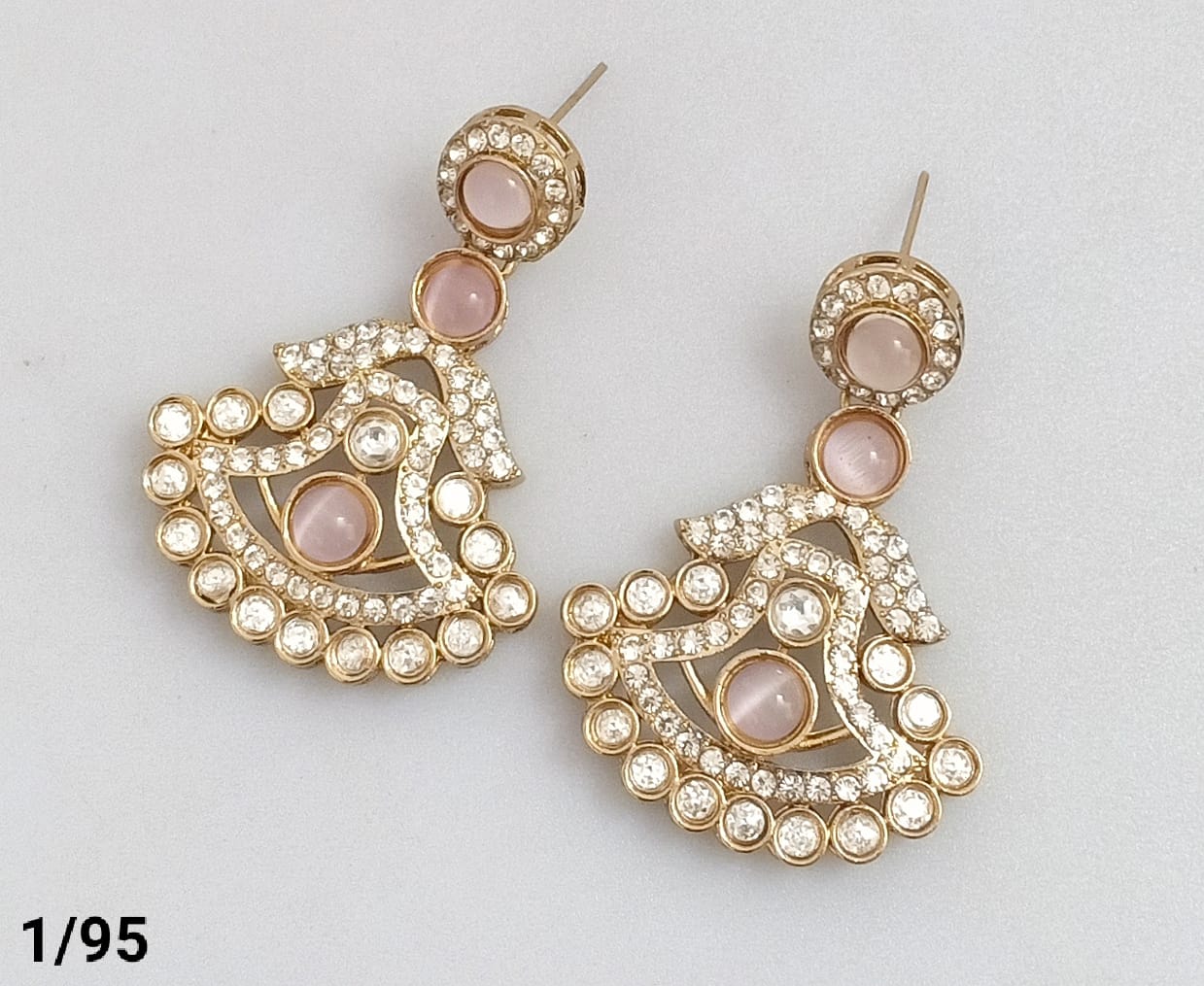 Antique Gold Plated Earring Set