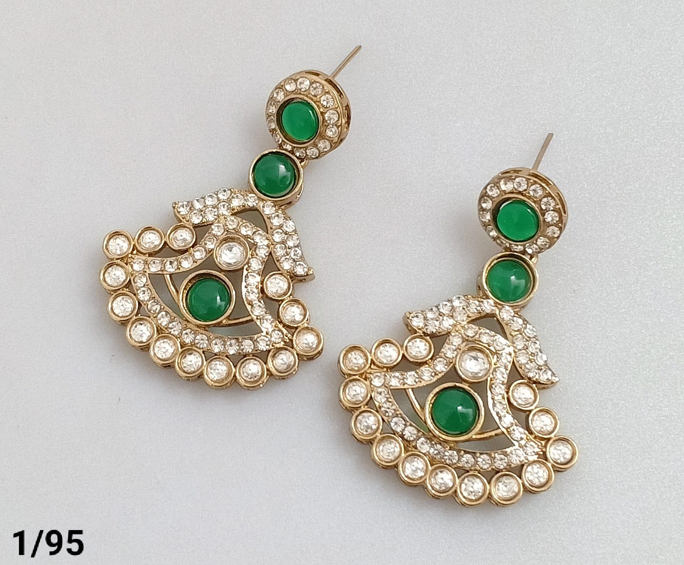 Antique Gold Plated Earring Set