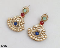 Antique Gold Plated Earring Set