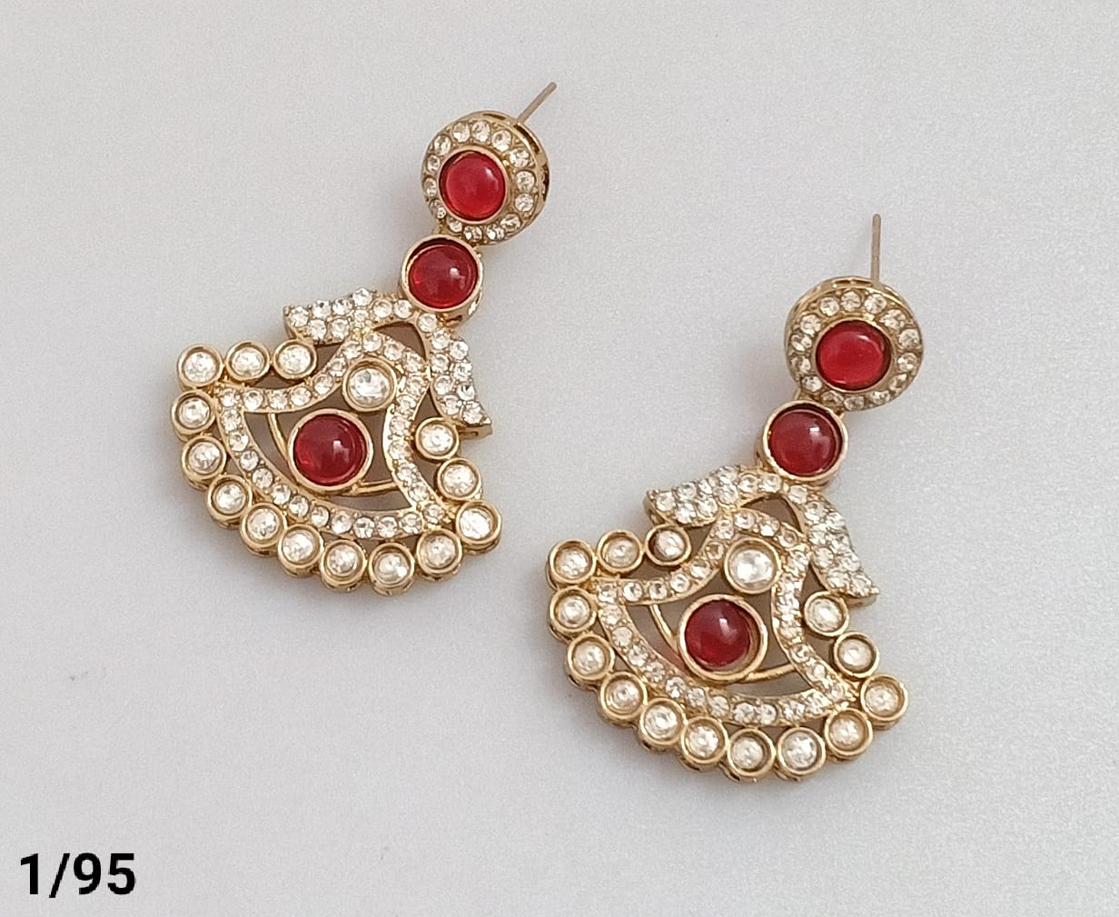 Antique Gold Plated Earring Set