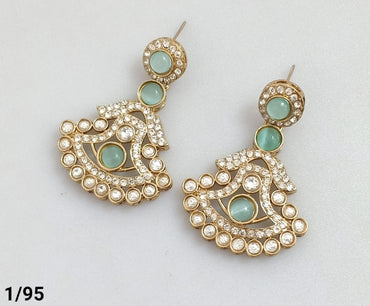 Antique Gold Plated Earring Set
