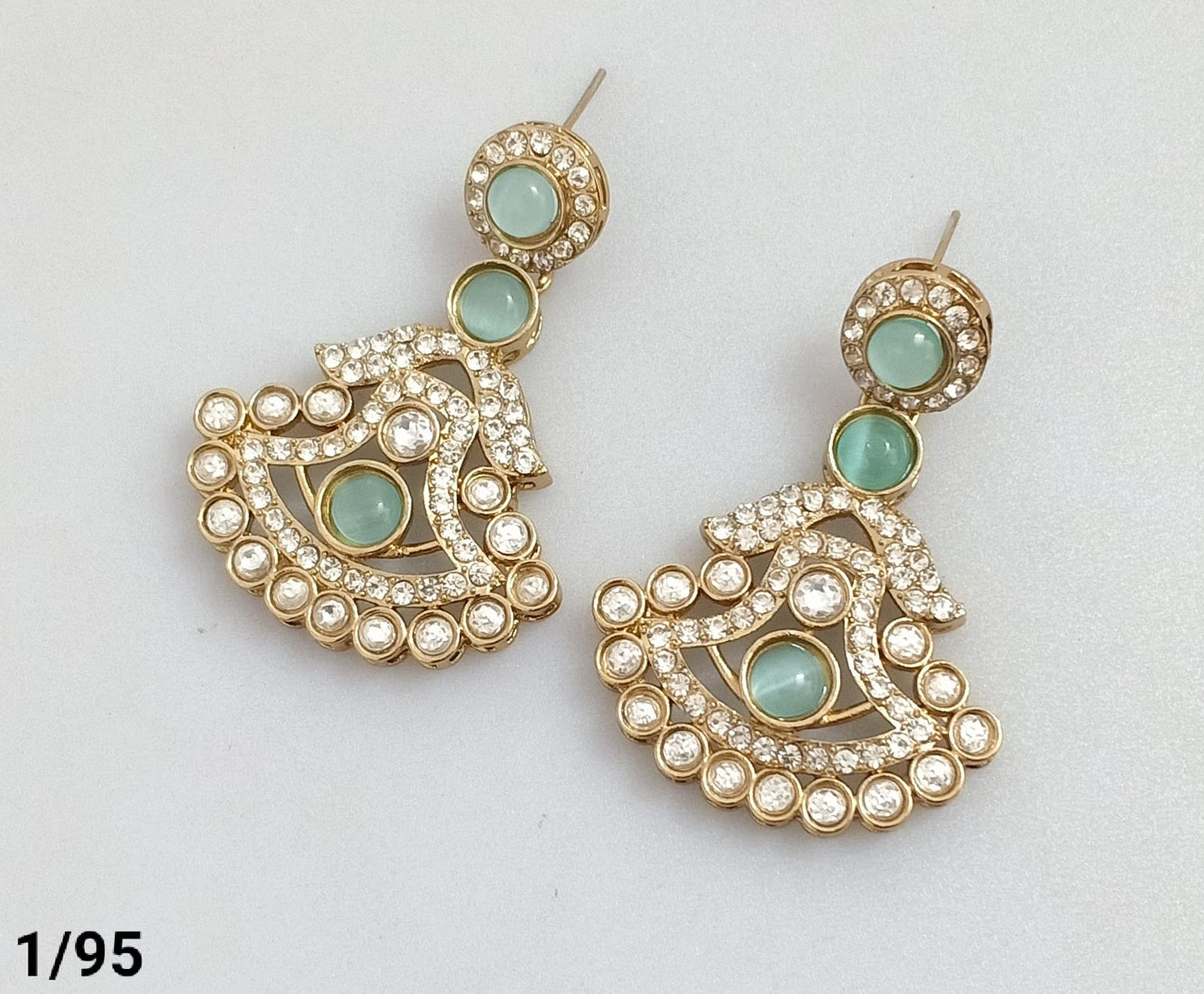 Antique Gold Plated Earring Set