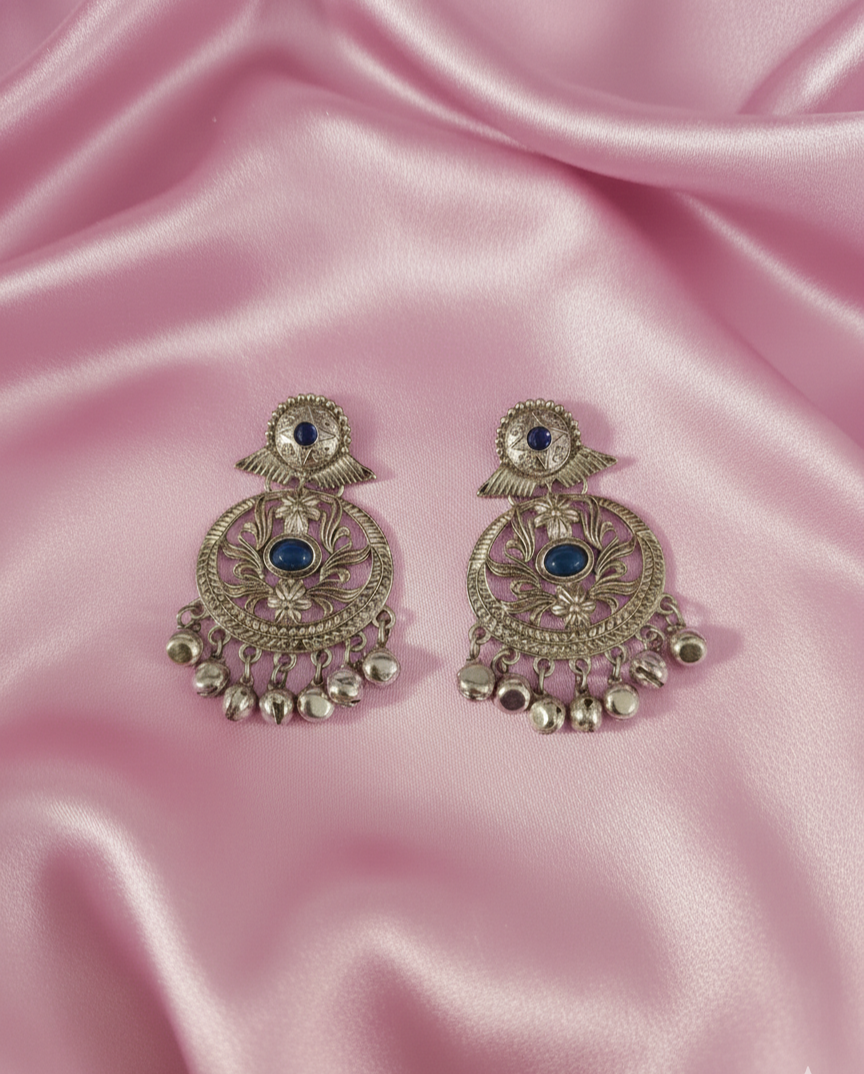 Traditional Gold Kashmiri Ghungroos Drop Earrings