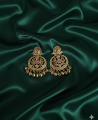 Traditional Gold Kashmiri Ghungroos Drop Earrings
