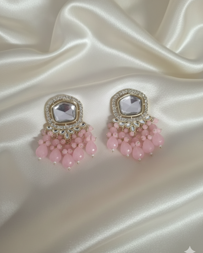 Traditional CZ Earrings For festivals & Weddings