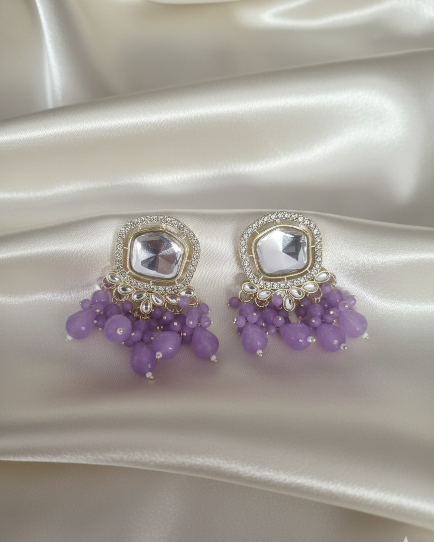 Traditional CZ Earrings For festivals & Weddings