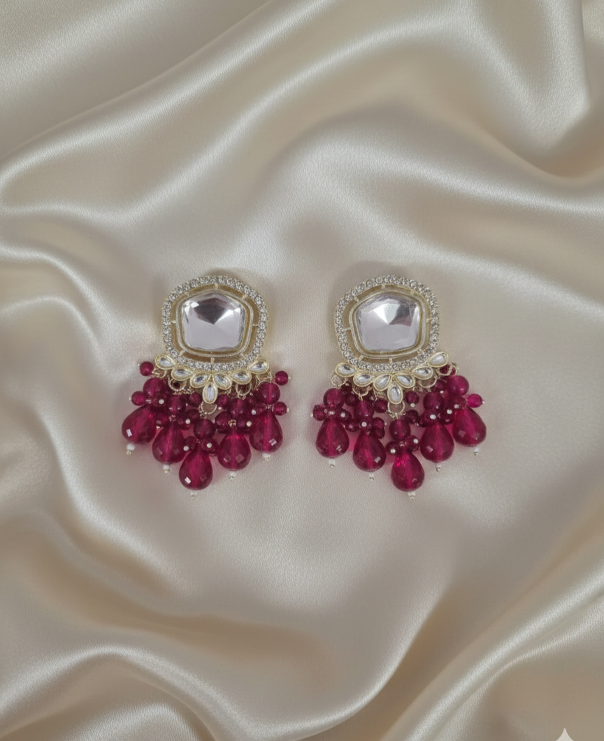 Traditional CZ Earrings For festivals & Weddings