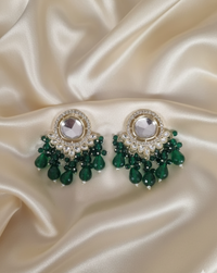 Royal Round Stud Earrings For Women