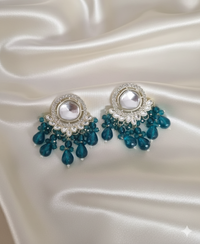 Royal Round Stud Earrings For Women