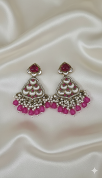 Elegant Sky Blue Heritage Drop Earring