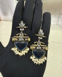 Handcrafted Elephant Motif Drop Earrings
