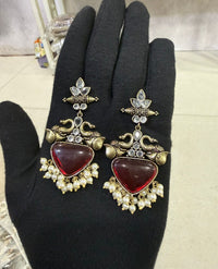 Handcrafted Elephant Motif Drop Earrings