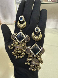 Antique Gold Statement Earrings for Women