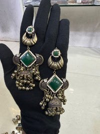 Antique Gold Statement Earrings for Women