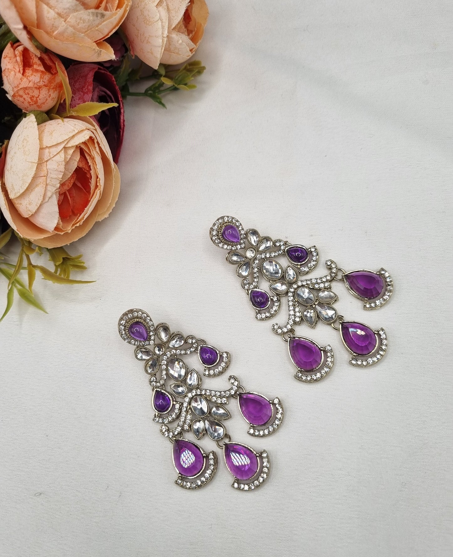 TRADITIONAL CHANDELIER STATEMENT DROP EARRINGS