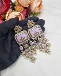 TRADITIONAL RECTANGULAR STATEMENT JHUMKA EARRINGS