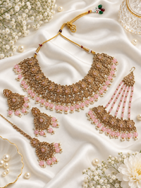 The Mint Meadow Antique Gold Choker Set