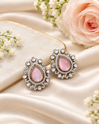 Elegant Statement Teardrop Stud Earrings for Festive Wear