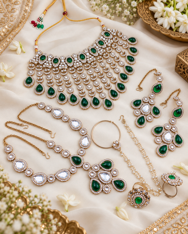 Bridal Kundan Choker Jewellery Set