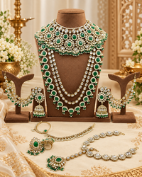 Complete Handcrafted Bridal Necklace Set