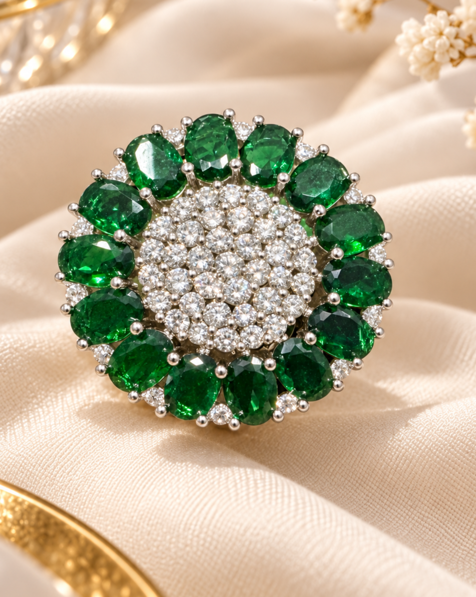 American Diamond Ring For Women
