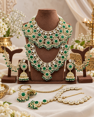 Royal Kundan Complete Bridal Jewelry Set