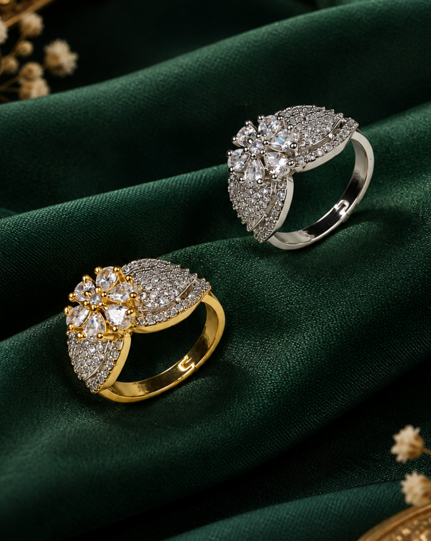 American Diamond Ring For Women