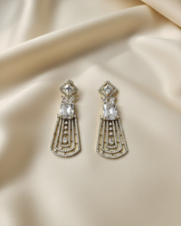 Ad Art Deco Chandelier Drop Earrings For Woman