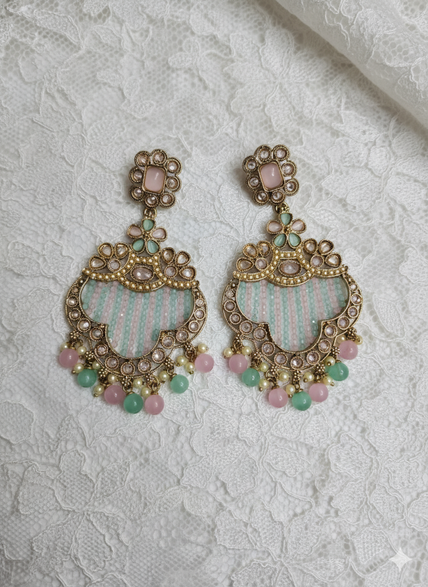 Traditional Black Chandelier Drop Dangle Earring