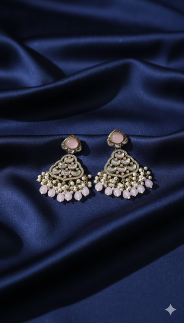 Elegant Sky Blue Heritage Drop Earring