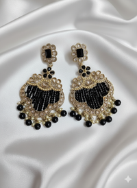 Traditional Black Chandelier Drop Dangle Earring