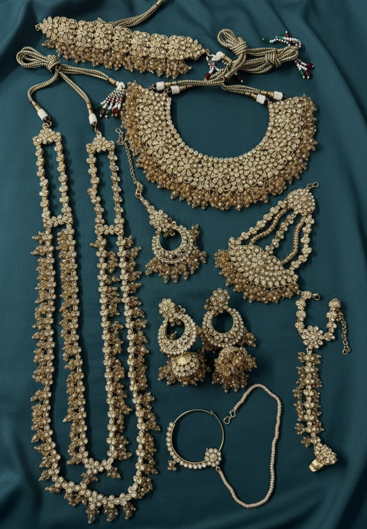 Bridal Collection Handcrafted Kundan Stud Bridal Jewellery for the Modern Bride