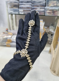 Handcrafted Antique Gold Hand Panja