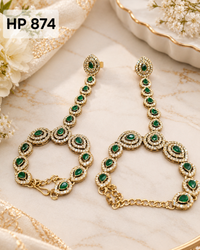 Stone-Studded Haath Phool Hand Harness