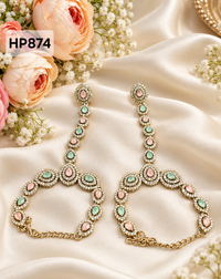 Stone-Studded Haath Phool Hand Harness