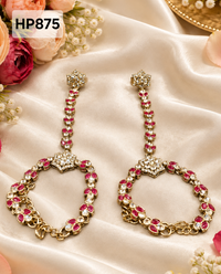 Floral Stone-Studded Haath Phool Hand Harness