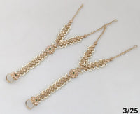 Floral Design Hand Harness – Traditional Beaded Jewelry Set (Pair)