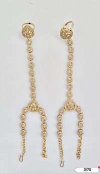 Antique Gold Plated Hathpanja Set