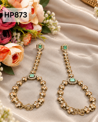 Geometric Stone Haath Phool Hand Harness