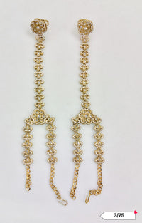 Antique Gold Plated Hathpanja Set