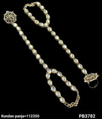 Traditional Gold Plated Kundan Hathpanja
