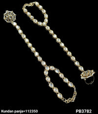 Traditional Gold Plated Kundan Hathpanja